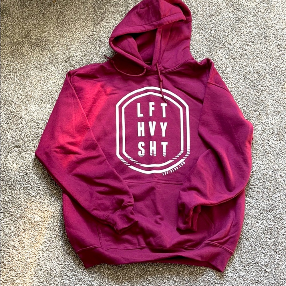 LFT Clothing Maroon Sweatshirt “LFT HVY SHT”